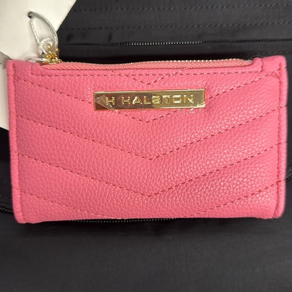 Halston Heritage Handbags - HALSTON Heritage Pink Quilted Wallet